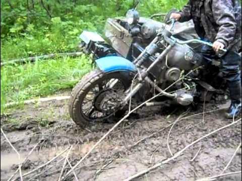 Мото Урал по бездорожью