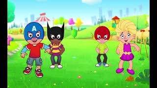 superhero colors song 2 superhero abcd song more finger family song