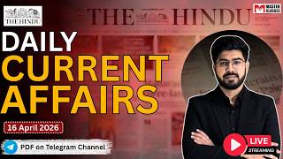 CURRENT AFFAIRS |16-4-2026 | PCS &amp; UPSC SYLLABUS | By Bharat Sir | Call  8054400797 7707800072