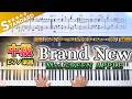 【楽譜】『Brand New/Mrs.GREEN APPLE』中級ピアノ楽譜|映画「スパイダーマン:ブランド・ニュー・デイ」主題歌|Piano Cover