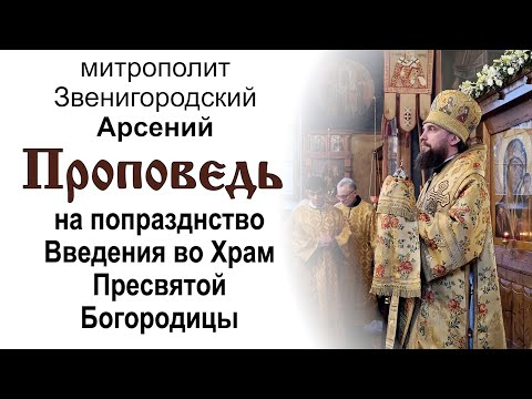 На попразднство Введения во Храм Девы Марии (2024.12.06). Митрополит Звенигородский Арсений