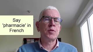 French pronunciation - pharmacie - YouTube