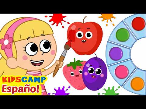 Let's Paint the Fruits! | 🍇 Learn Fruits and Colors! Kids' Camp