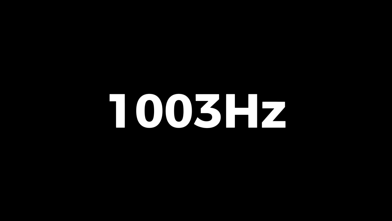 1003Hz sound test