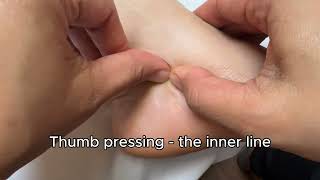 EP:19 Foot Reflexology: Thumb Pressing Technique on Reflex Points