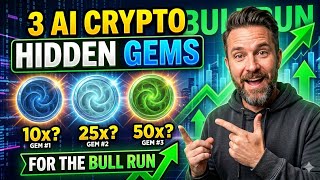 3 AI Crypto Hidden Gems for the Bull Run 🚀