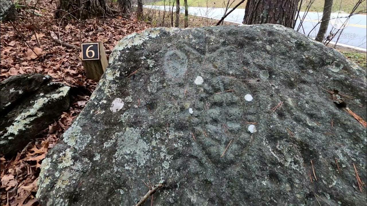 Petroglyphs at Track rock gap GA YouTube