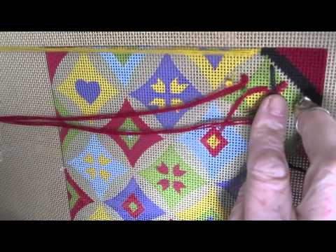 Technique de la Tapisserie au Point—Partie 2 de 2 - YouTube