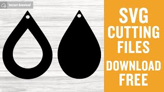 Earrings Svg Free Cut File for Cricut