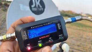 Solid SF-252 Digital Satellite dB Meter Unboxing and review | How to Use | JK Dish Info screenshot 2