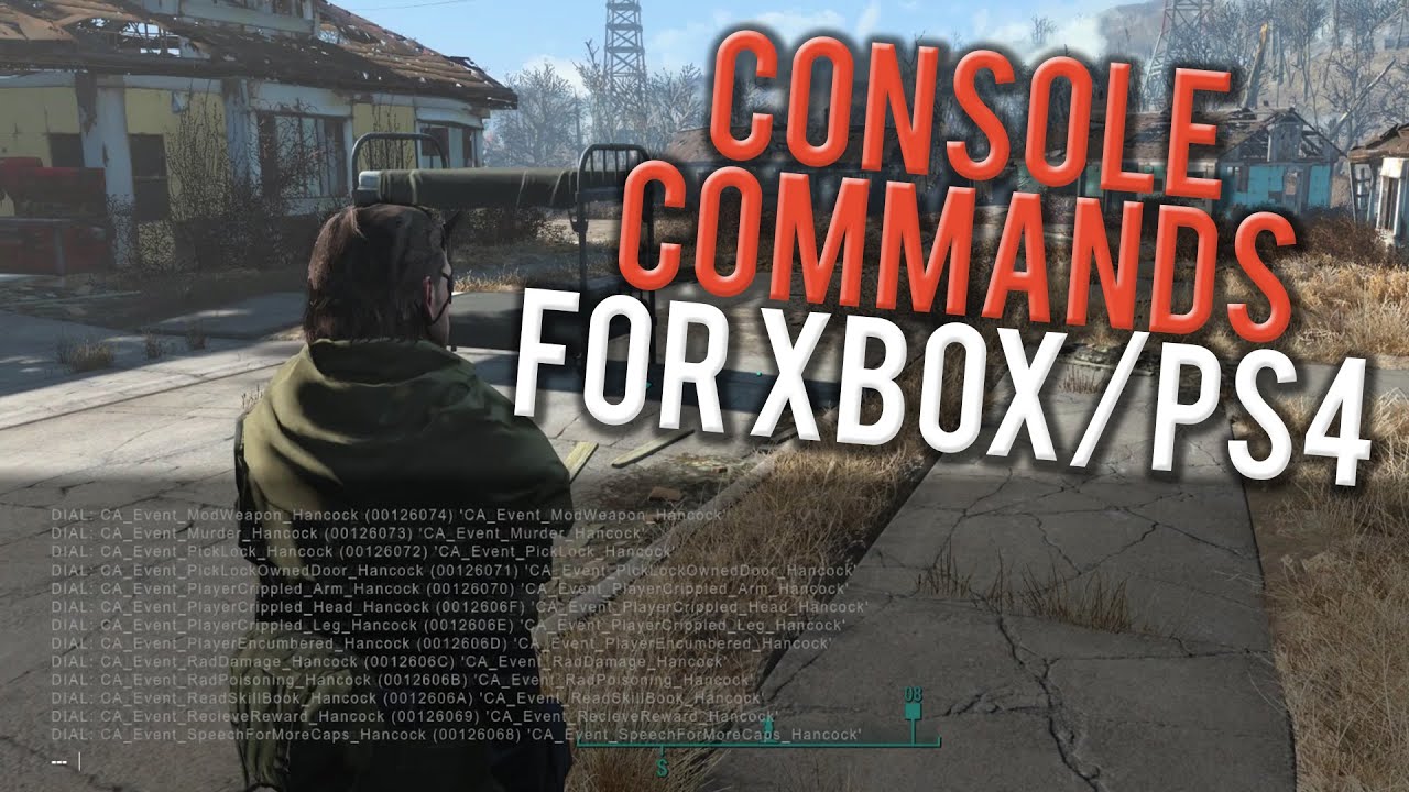 Fallout 4 - Xbox One/PS4 Console Commands CAN WORK! - YouTube