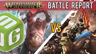 Ogor Mawtribes vs Slaves to Darkness Age of Sigmar Battle Report Ep 14 rerelease