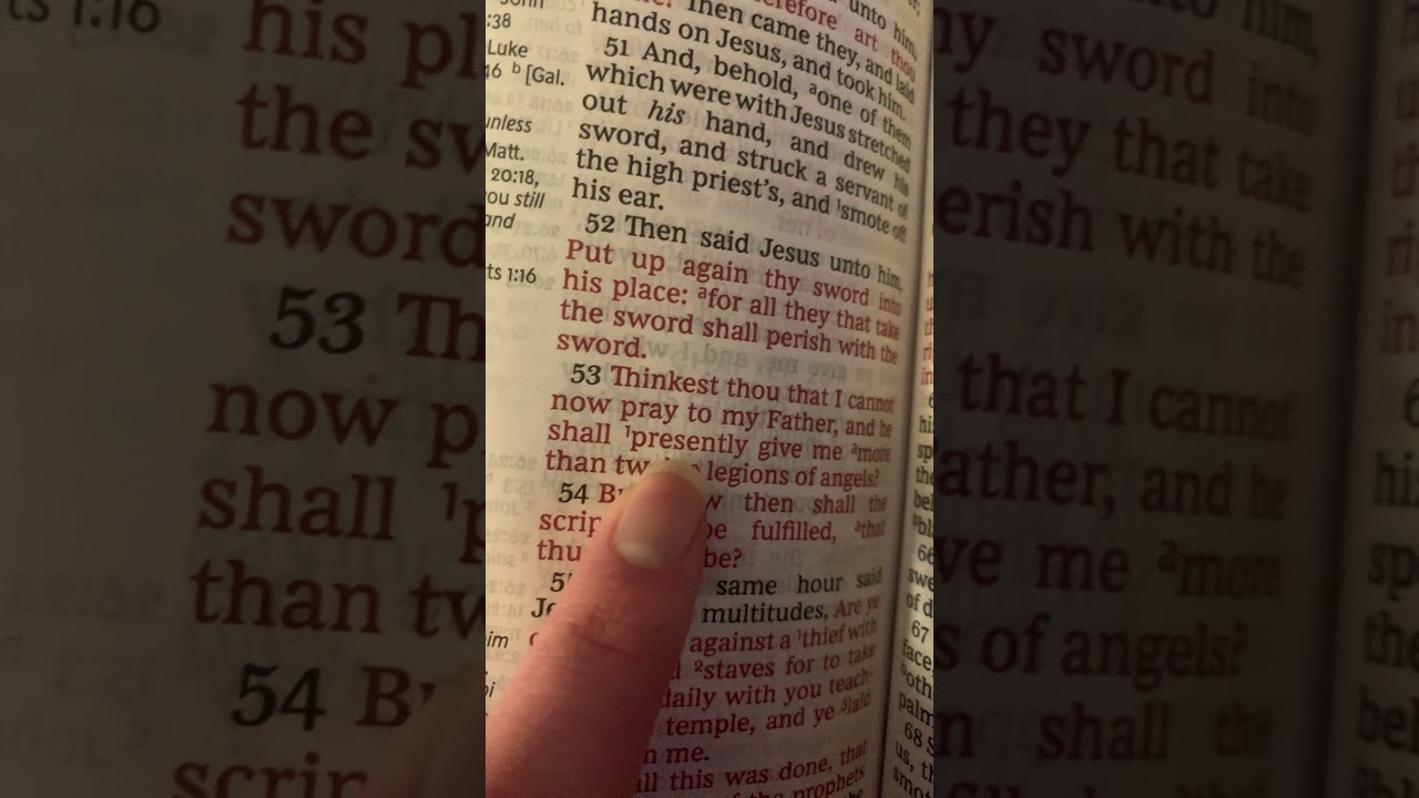 Matthew 26 53 54 KJV YouTube Matthew 26 53 54 Kjv Youtube