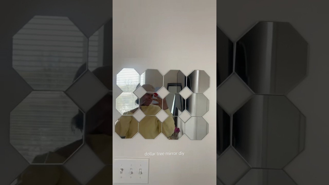 Dollar tree mirror DIY 
