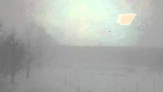 Lake effect snow at SUNY Oswego