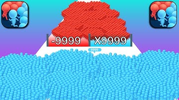 Count Masters Top Game Mobile Walkthrough iOS,Android Free Play 9999 Levels Video Relax & Satisfying