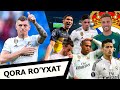 QORA RO'YXAT REAL MADRID 2020