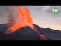 Завораживающие кадры извержения вулкана Фаградальсфьядль | ТНВ