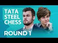 Tata Steel Chess Tournament 2022 - Round 1 | Hosts Hess and Steil-Antoni