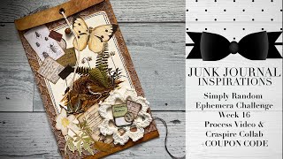 #simplyrandomchallenge Week 16 Process Video | Craspire Collaboration + COUPON CODE!!