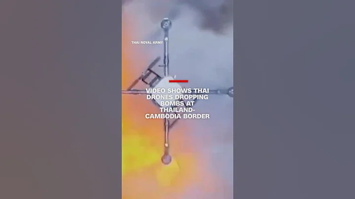Video shows Thai drones dropping bombs at Thailand-Cambodia border