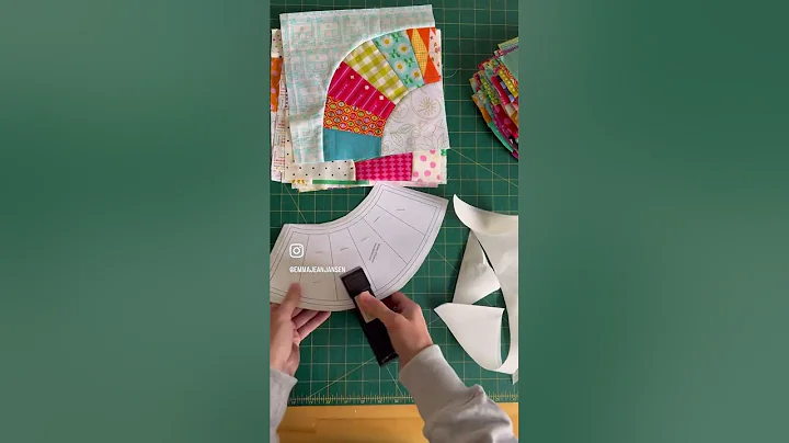 •Part 1 of 3• Freezer paper foundation piecing tutorial by @emma_jean_jansen