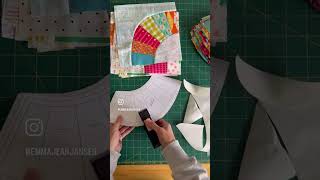 •Part 1 of 3• Freezer paper foundation piecing tutorial by @emma_jean_jansen