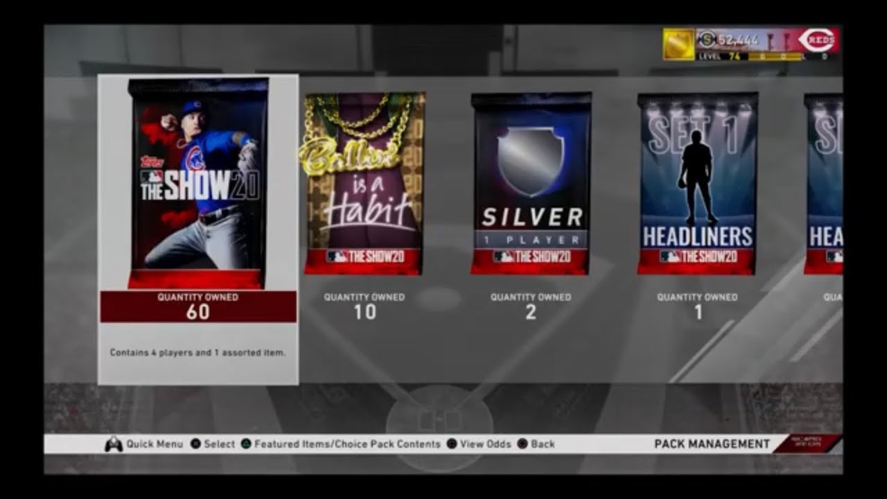 Variety Pack Opening! All Free Packs! MLB The Show 20
