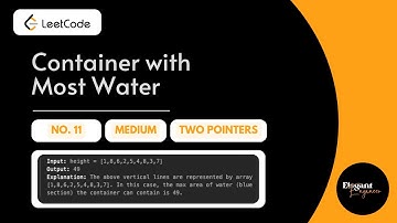 Container With Most Water | LeetCode Java Solution | Two Pointers