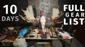 Alaska DIY Moose Hunt Gear Dump (in-depth list)