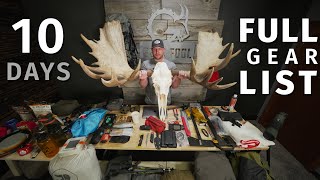 Alaska DIY Moose Hunt Gear Dump (indepth list)