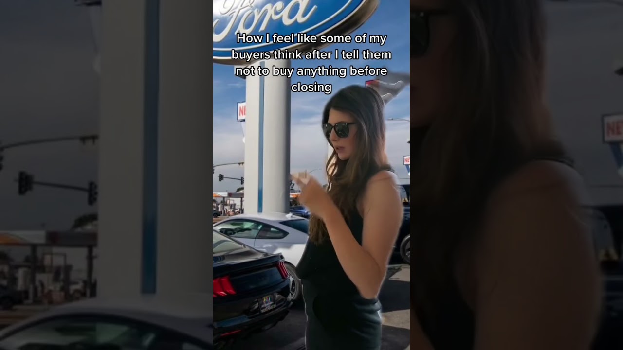 Ask your lender before making any big purchases…