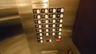 Schindler 700A MT Traction Elevators @ Hilton Times Square, Times Square, NY