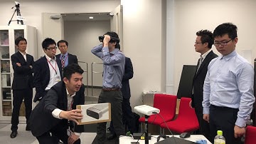 Holoportation in in Docomo 5G Lab