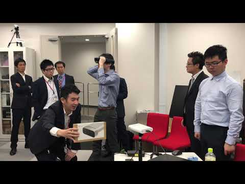 Holoportation in in Docomo 5G Lab