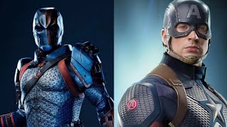Capitan América vs Deathstroke (Chris Evans vs Esai Morales)