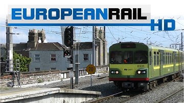 Iarnród Éireann Irish Rail DART 8100 EMU 8131 + 8112 + 8125 arrives Dublin Connolly