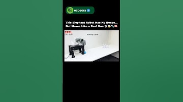 This Elephant Robot Has No Bones—But Walks Like It’s Alive! 🤯🐘 #robotics #ai #innovation #elephant