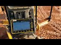 Leica Geosystems MC1 Dual GPS Motor Grader System installed on CAT 140M