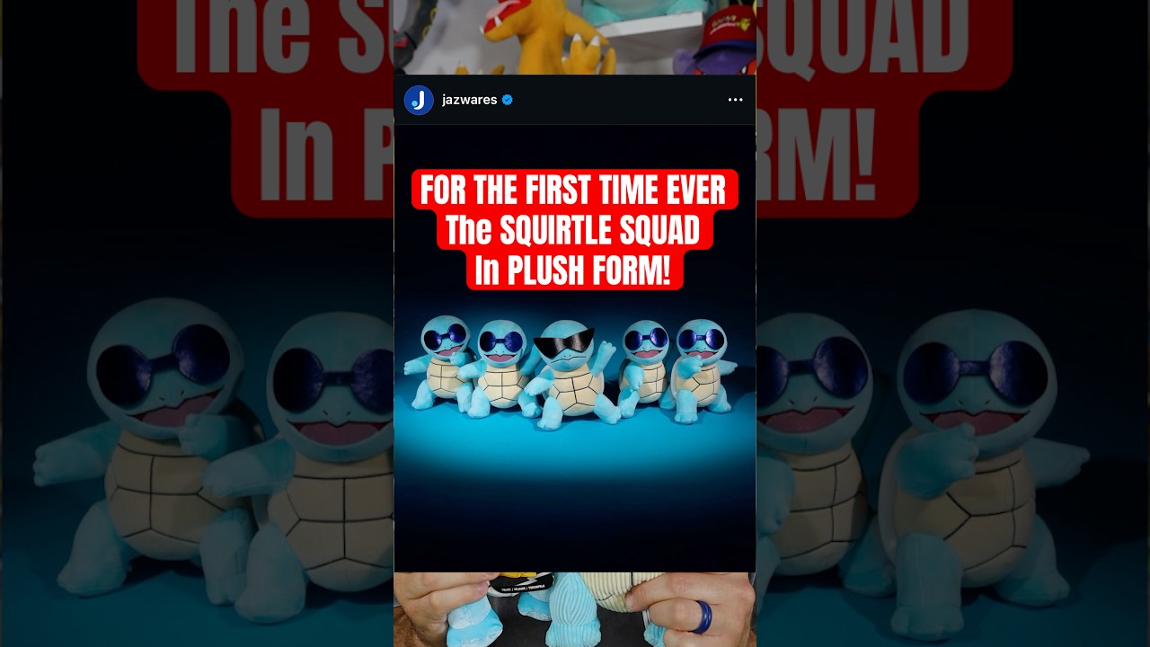 Squirtle Squad plush IS HAPPENING!! 
