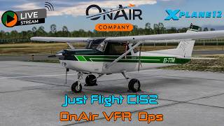 X-Plane 12 | Just Flight C152 | OnAir VFR Flights 🛩️
