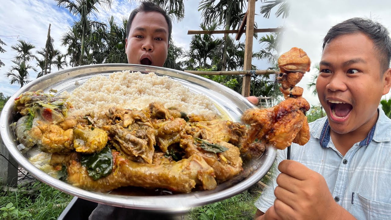 Bahubali Chikoon Thali Finished | Sold Vegetables in Market and Bought Strong 💪 Chicken