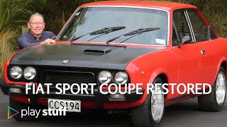 Amateur 1973 Fiat 124 sport coupe restoration looks like an Abarth sports coupe | Stuff.co.nz