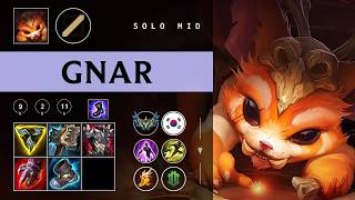 Gnar Mid vs Xerath - KR Challenger Patch 26.07