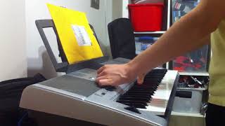 Simplex 4040 Horn on Yamaha PSR E403 Code 3