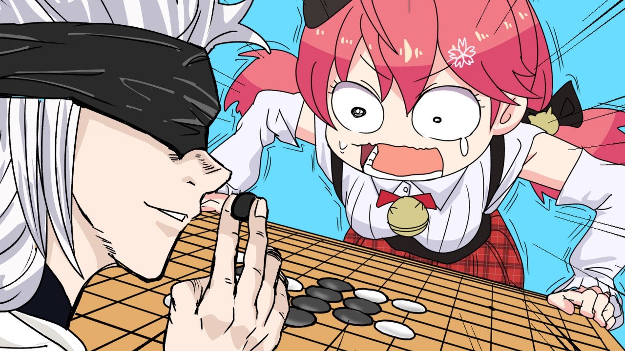 【手描き】五目並べで闇落ちみこち【白上フブキ/さくらみこ/ホロライブ/切り抜き】【切り抜き漫画】