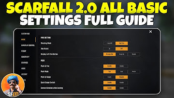 Scarfall 2.0 FULL Settings Guide for Beginners !! Scarfall 2.0 All Settings