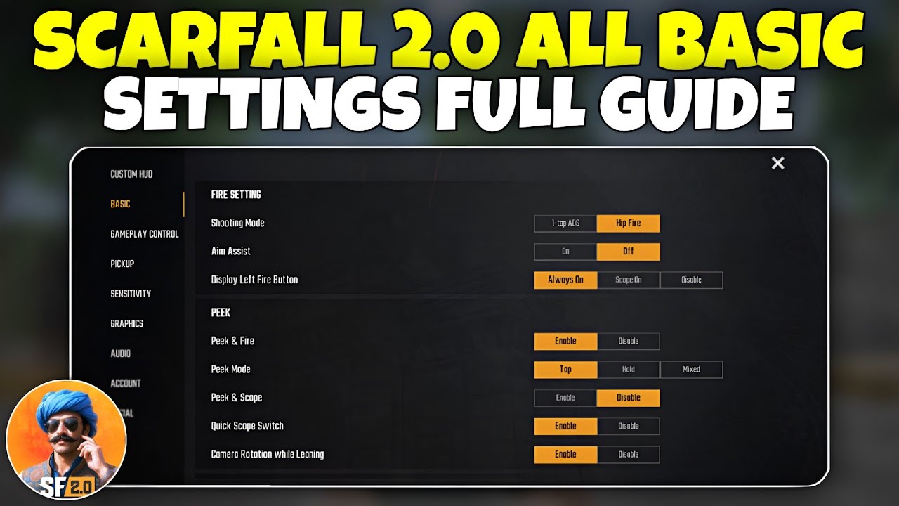 Scarfall 2.0 FULL Settings Guide for Beginners !! Scarfall 2.0 All Settings 