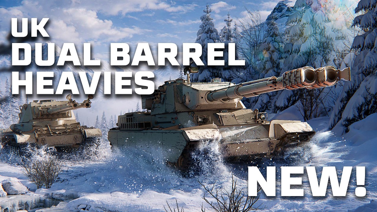 技術ツリー新ルート】イギリス2連装砲重戦車が登場！