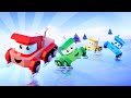 Мультфильмы с грузовиками для детей -  Катаемся на льду - Truck Games